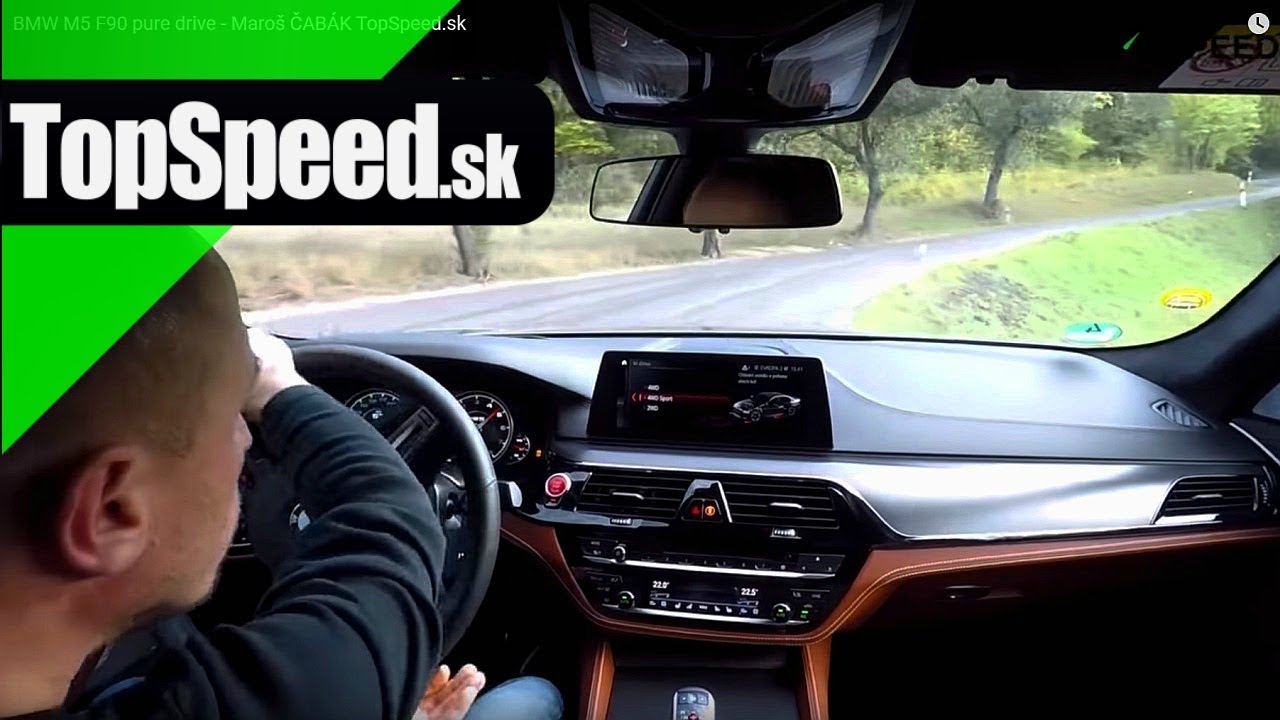 Videotest recenzia test BMW M5 F90 pure drive Maroš ČABÁK TOPSPEED