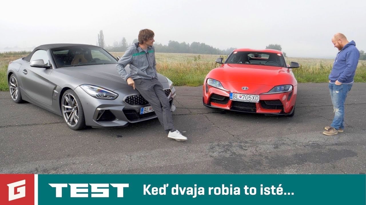 28dc5362b6dbf04dd048c08bf424788e Videotest, recenzia, test: BMW Z4 Roadster M40i vs Toyota GR Supra - TEST - GARAZ.TV