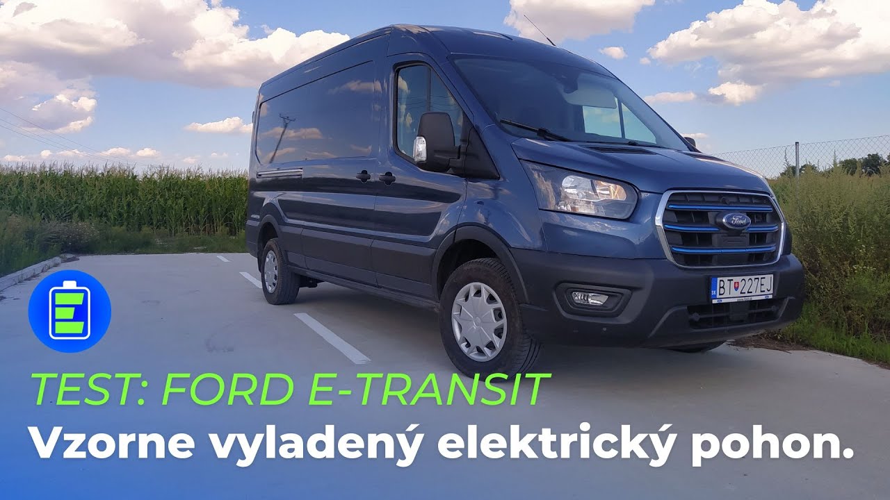 2d6d06be19a09d611806828e7a67a3bb Videotest, recenzia, test: TEST: Elektromobil Ford E-Transit L3H2. Úsporná elektrická dodávka, s ktorou je radosť jazdiť.
