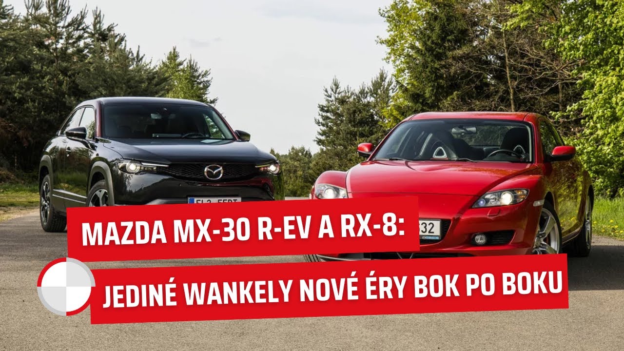 62726f7e4a6f67230f115f68a7622160 Videotest, recenzia, test: Mazda MX-30 R-EV a Mazda RX-8: Jediné wankely nové éry bok po boku