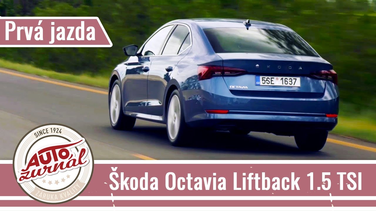 fe3f29cb2f1c2723ff9e1dd039ad82a3 Videotest, recenzia, test: Škoda Octavia 4 Liftback 1.5 TSI 2020 (Autožurnál TV):  5-dverové kupé s luxusným bielym interiérom