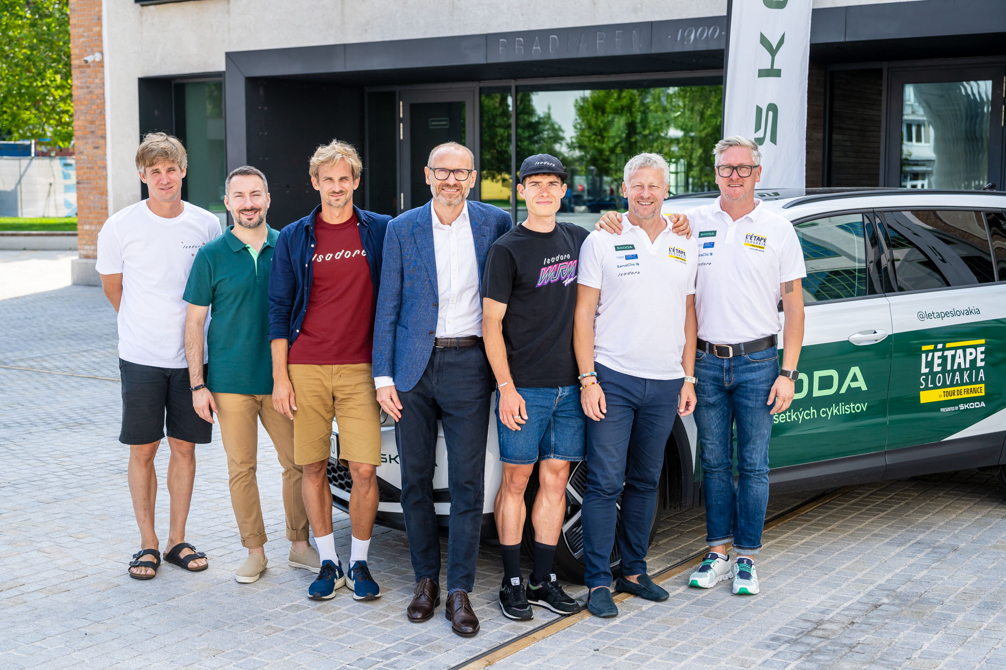 Škoda a známe osobnosti na štarte: L'Etape Slovakia by Tour de France 2024