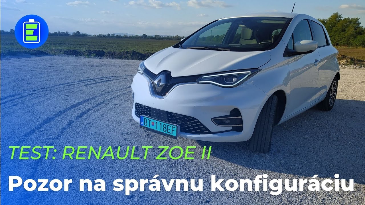 01b9b4189c9c90e17a3ee9e476b5e907 Videotest, recenzia, test: TEST: Elektromobil Renault ZOE II 52kWh. Pozor na správnu konfiguráciu auta.