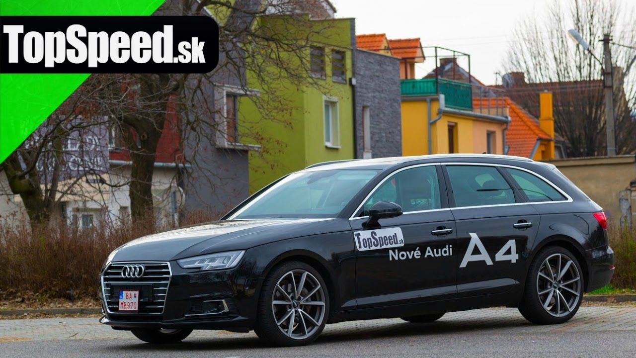 1c9e6b2e6baa187576c639078bcb925d Videotest, recenzia, test: Test Audi A4 Avant 2.0 TDI DSG B9 - TOPSPEED.sk