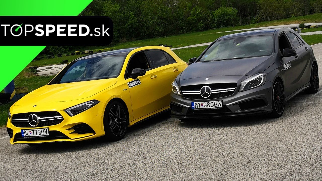 39789bf8486928c9bbaa9e63354600ec Videotest: Mercedes AMG A35 vs A45 AMG - Maroš ČABÁK vs Ivan JAKEŠ TOPSPEED.sk