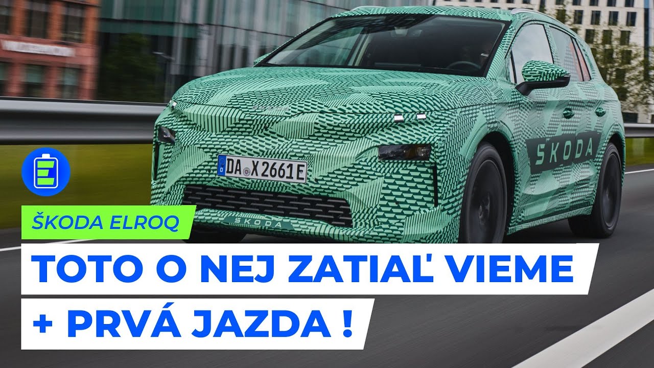 39e8d046756dedf786dcae4454f236d4 Videotest: ŠKODA ELROQ. Prvá jazda + čo o nej zatiaľ vieme.