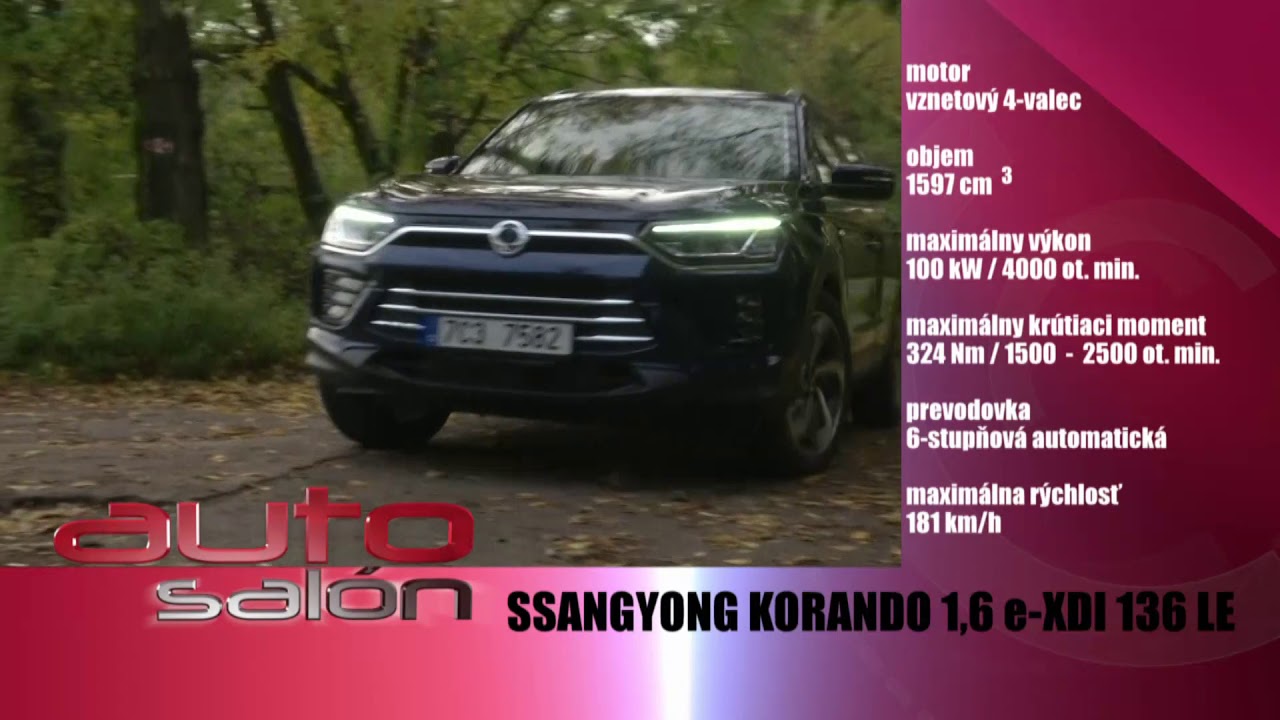 3f3e335e7ba7d3eb5a87097399568a03 Videotest, recenzia, test: SSANGYONG KORANDO 1.6 e-XDI 136 LE