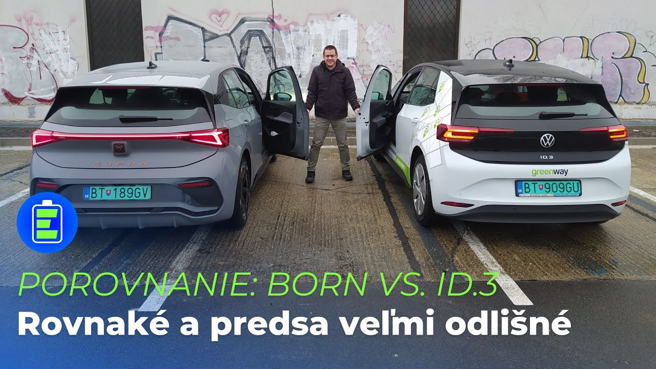 5b86c3066da977afdef1615300fade6d Videotest, recenzia, test: POROVNANIE: Elektromobil Cupra Born vs. VW ID.3. Rovnaké a predsa veľmi odlišné.