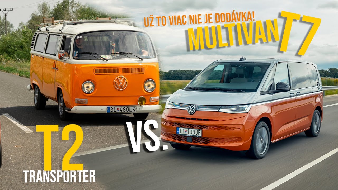 73916dc5985354a4599248895af6f31c Videotest: Nový Multivan T7 VS. Transporter T2 - Už to viac nie je dodávka