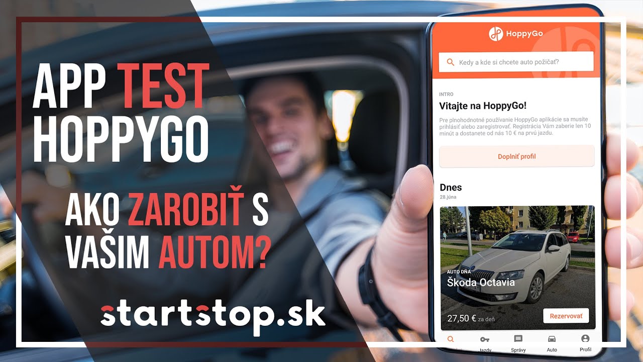 9dae35662f9dd568fd6850179501e2c4 Videotest, recenzia, test: Ako zarobiť s vašim autom? Vyskúšali sme aplikáciu HoppyGo - Startstop.sk