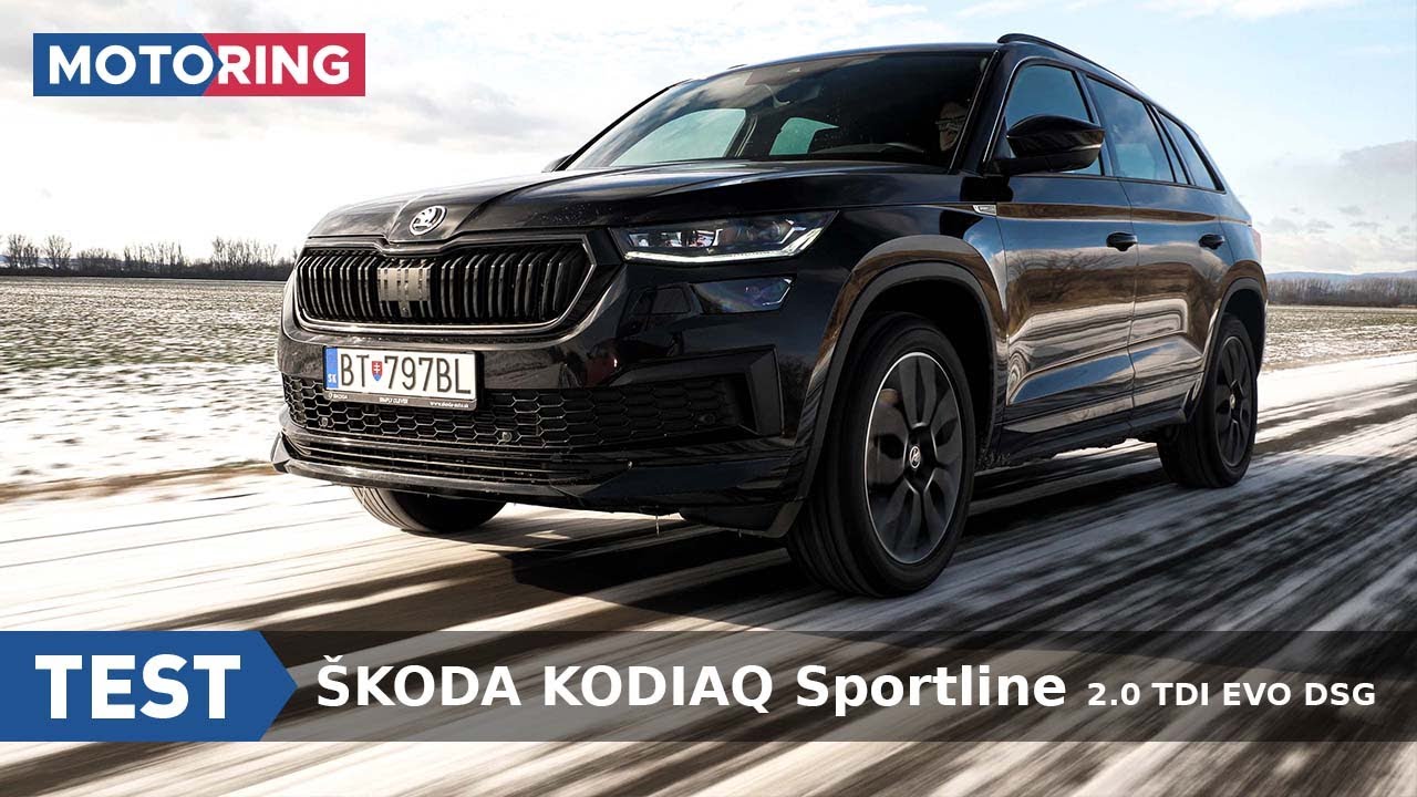 b13eb6da3ac8e67644a1ffe08225382c Videotest: TEST | ŠKODA KODIAQ Sportline 2.0 TDI EVO 147 kW (200 k) DSG | Motoring TA3