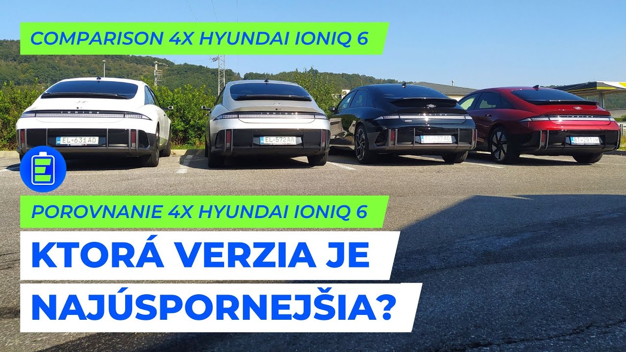 bc59af6a16e6e8c1a244f9d726424d2a Videotest, recenzia, test: Veľké porovnanie spotreby. Štyri rôzne verzie IONIQ 6 na ceste do Košíc a bez nabíjania? ENG SUB.