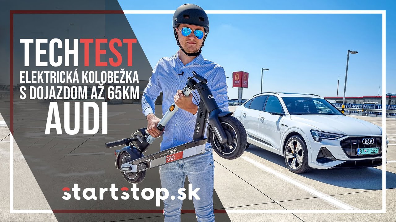 d168d4f232657c7b39443bfc34d2db8c Videotest, recenzia, test: Audi Electric Kick Scooter - Táto kolobežka prejde viac ako plug-in hybrid - Startstop.sk - TEST