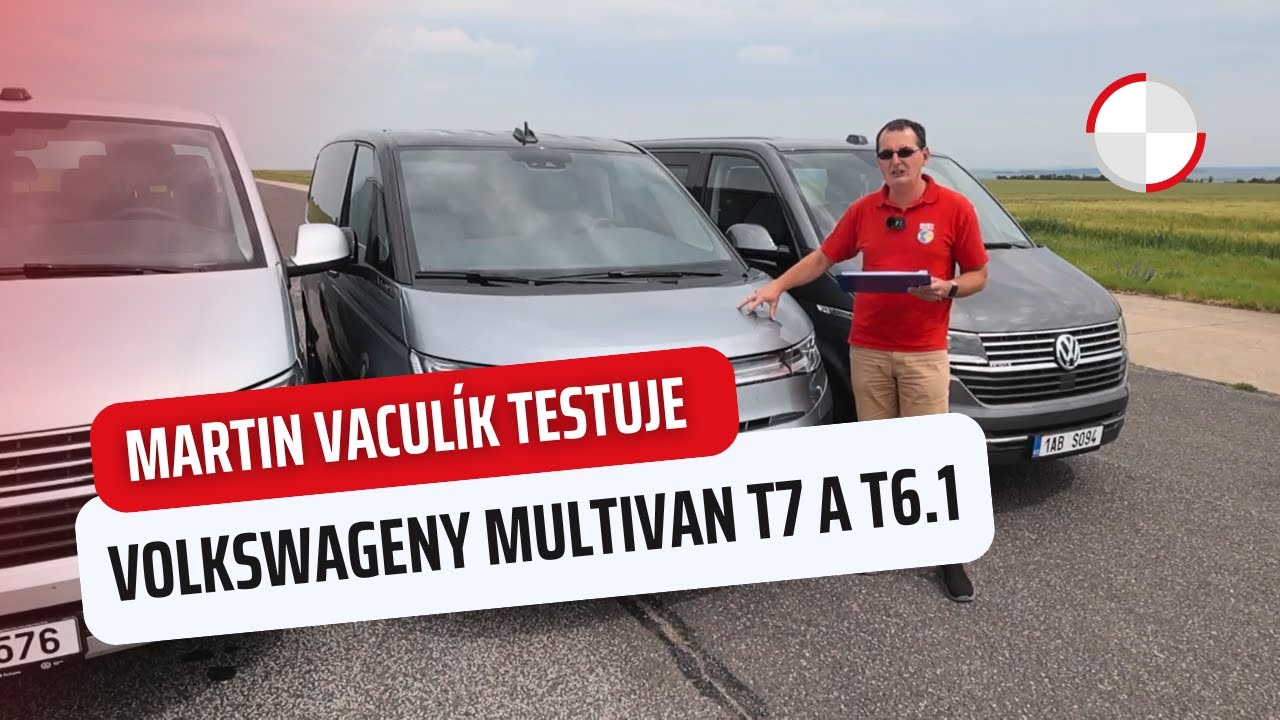 f3b91107d8bc1770f2c8da30ee3b0564 Videotest: Vaculík sprintoval s krabicemi. Volkswageny Multivan T7 a T6.1 si to rozdaly na letišti!