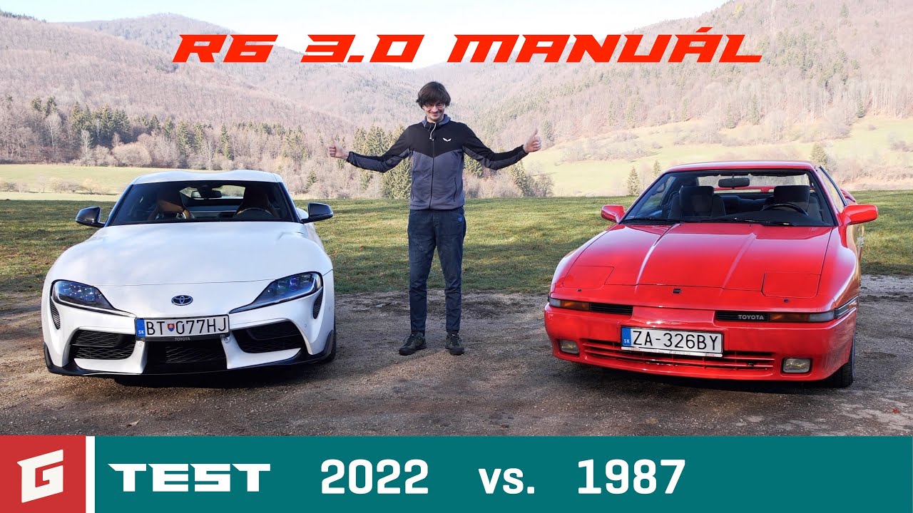 f6d8a3a8e09b8434e73e958a7ba67ba6 Videotest: TOYOTA GR Supra 3.0 M6 2022 vs 1987 Supra 3.0i TURBO MA70 Targa - TEST - Garáž.tv - Šulko