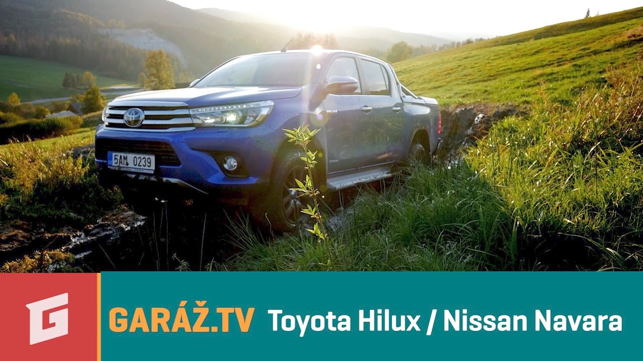 f71945085364fcbde48b996c9b0e757c Videotest: TOYOTA HILUX vs. NISSAN NAVARA - GARAZ.TV - Rasťo Chvála