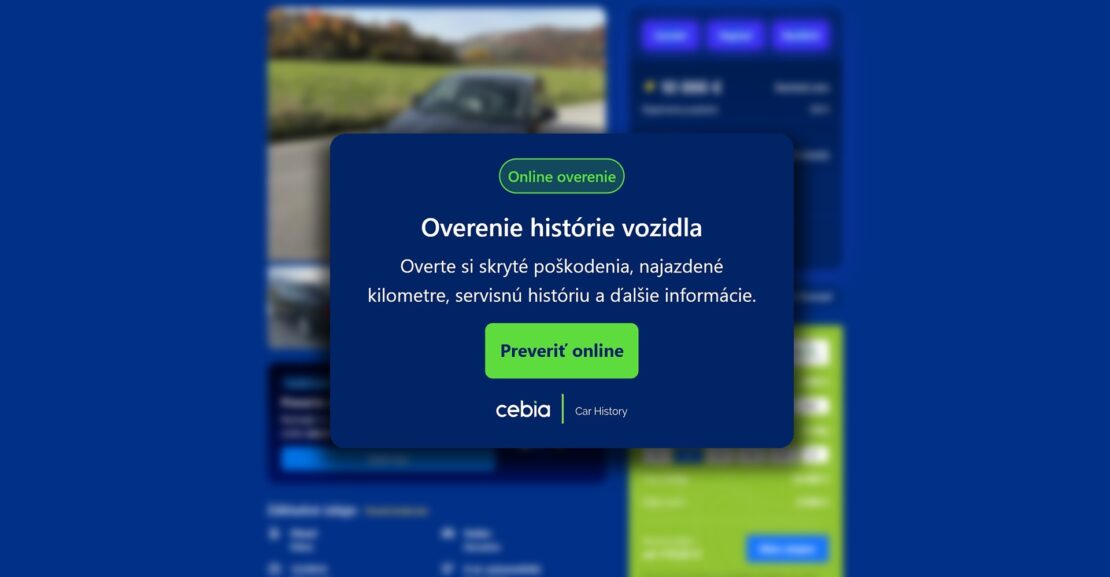 Autobazar.EU a Cebia: Nový krok k bezpečnejšiemu nákupu ojazdených vozidiel